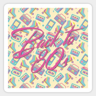 Back To 80s Sticker